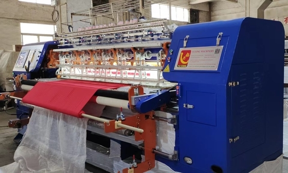 1200rpm geautomatiseerd het Naaien van en het Watteren Machine 2 Rijen voor Beddekking
