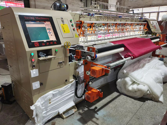 320 cm industriële gecomputereerde shuttle quilting machine voor beddengoed
