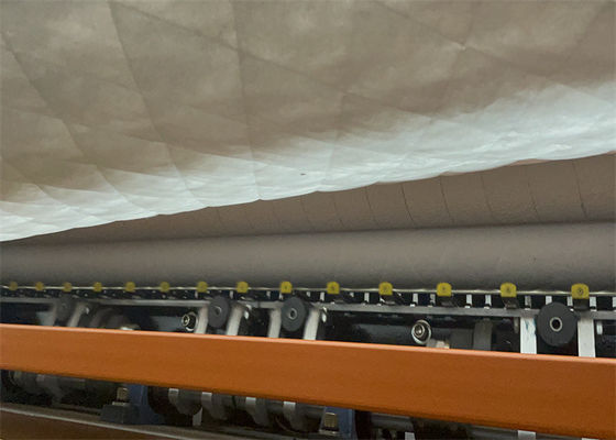 Computerized Industrial 165cm Wide Quilts Quilting Machine met 360 graden Quilting Capacity
