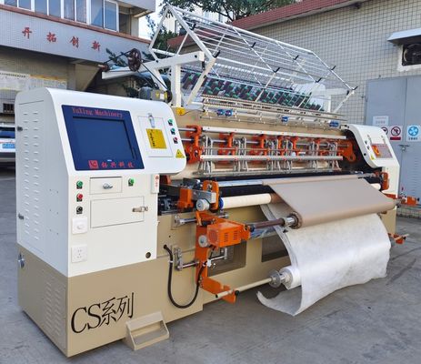 1000 RPM Industrial Multi Needle Shuttle Quilting Machine voor dekbedden en kledingstukken