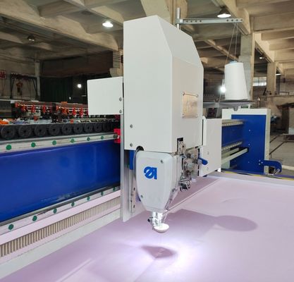 Industriële eenkopige quiltingmachine voor groot patroon