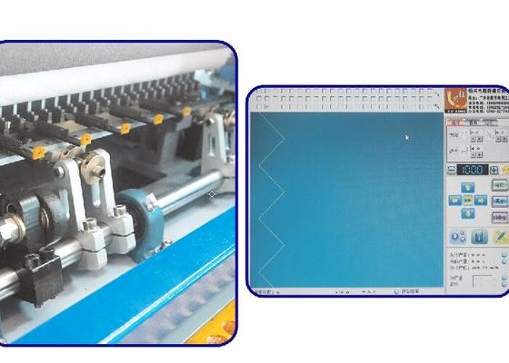 1000 RPM Industrial Multi Needle Shuttle Quilting Machine voor dekbedden en kledingstukken
